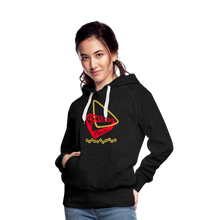 Load image into Gallery viewer, Women’s Retro Minneapolis Hoodie - charcoal grey