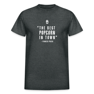 Best Popcorn In Town T-Shirt - deep heather