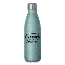 Load image into Gallery viewer, Insulated Stainless Steel Water Bottle - turquoise glitter