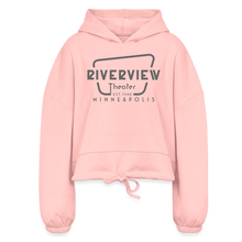 Load image into Gallery viewer, Women's Cropped Hoodie - light pink