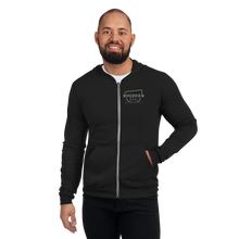 Load image into Gallery viewer, Lightweight Zip Hoodie Grey Logo