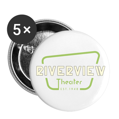 Buttons 2.2'' (5-pack) - white