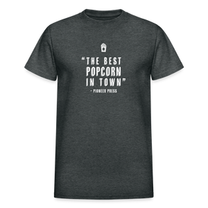 Best Popcorn In Town T-Shirt - deep heather