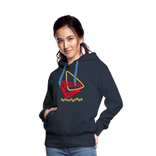 Load image into Gallery viewer, Women’s Retro Minneapolis Hoodie - navy
