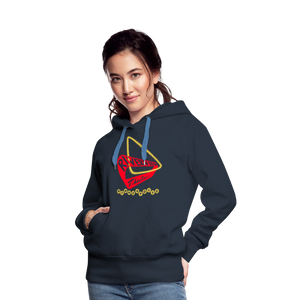 Women’s Retro Minneapolis Hoodie - navy