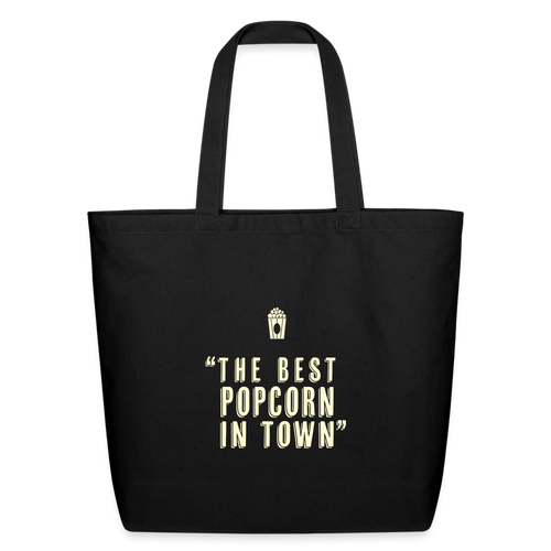 Popcorn Tote Color Logo - black