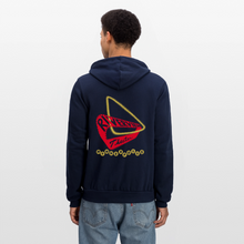 Load image into Gallery viewer, Retro Minneapolis Zip Hoodie - navy
