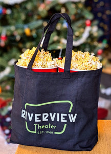 Black Popcorn To-Go Tote