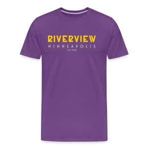 Men's Riverview T-shirt - purple