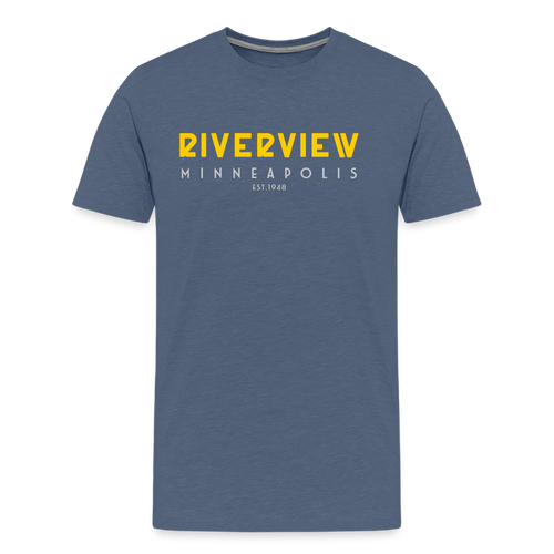 Men's Riverview T-shirt - heather blue