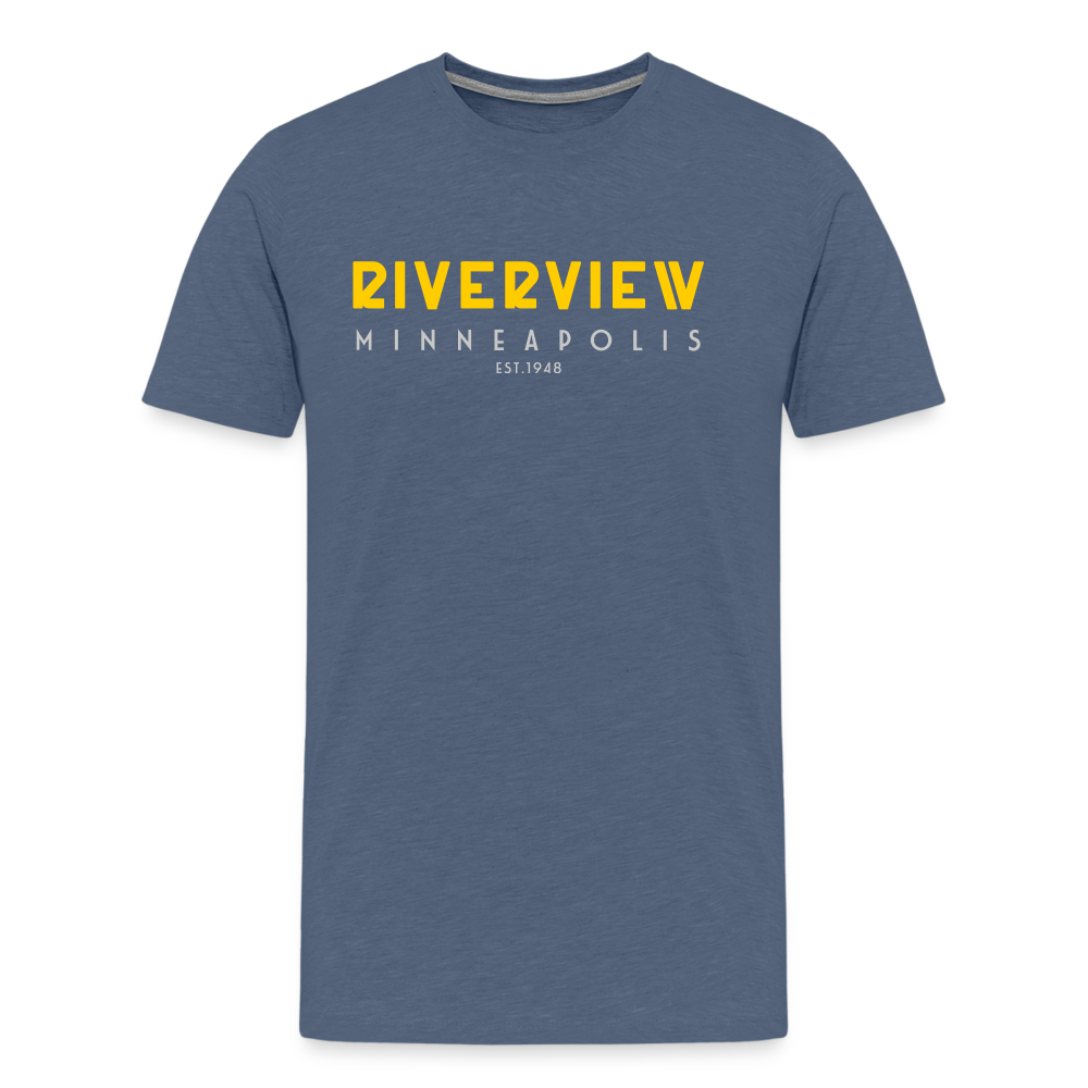Men's Riverview T-shirt - heather blue