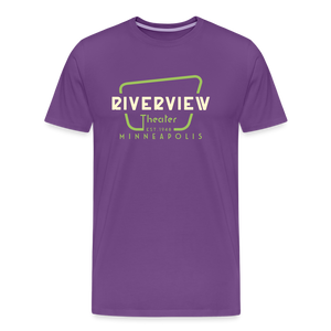 Men's Color Logo T-Shirt - purple