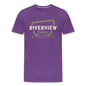 Men's Color Logo T-Shirt - purple