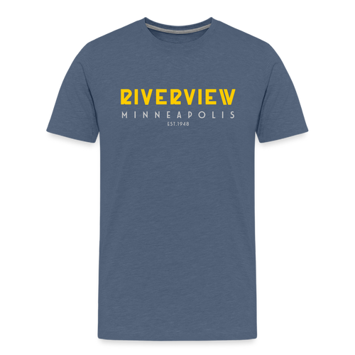 Men's Riverview T-shirt - heather blue