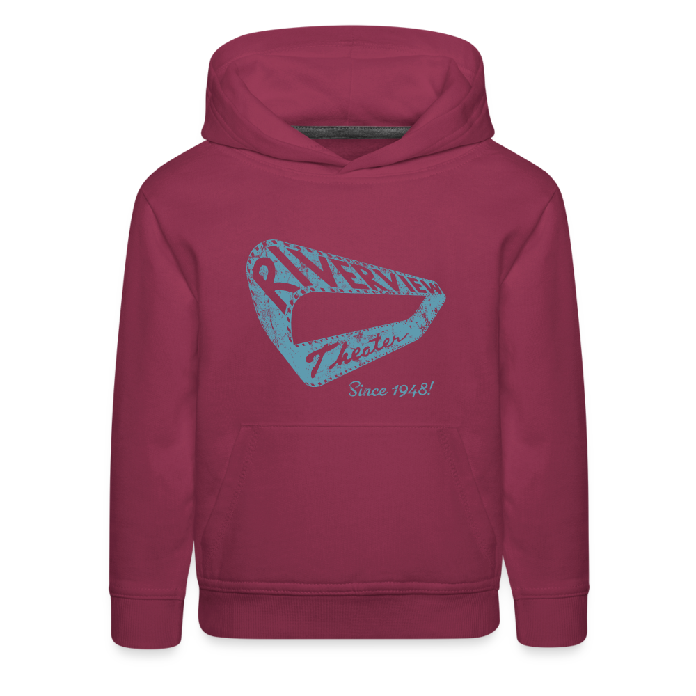 Kids‘ Vintage Hoodie - burgundy