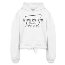 Load image into Gallery viewer, Women&#39;s Cropped Hoodie - white
