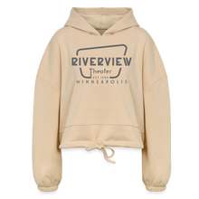 Load image into Gallery viewer, Women&#39;s Cropped Hoodie - nude
