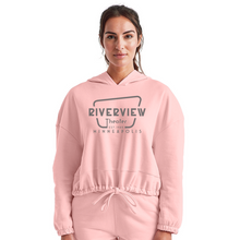 Load image into Gallery viewer, Women&#39;s Cropped Hoodie - light pink
