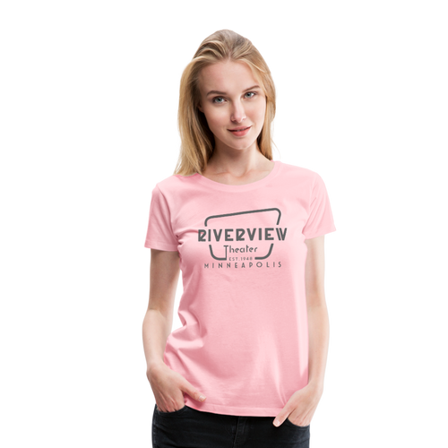 Women’s Grey Logo T-Shirt - pink