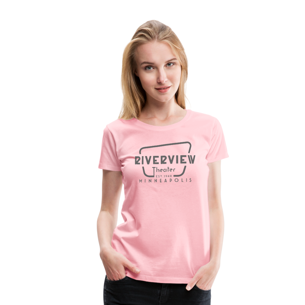 Women’s Grey Logo T-Shirt - pink