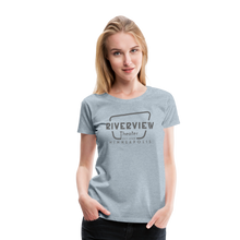 Load image into Gallery viewer, Women’s Grey Logo T-Shirt - heather ice blue

